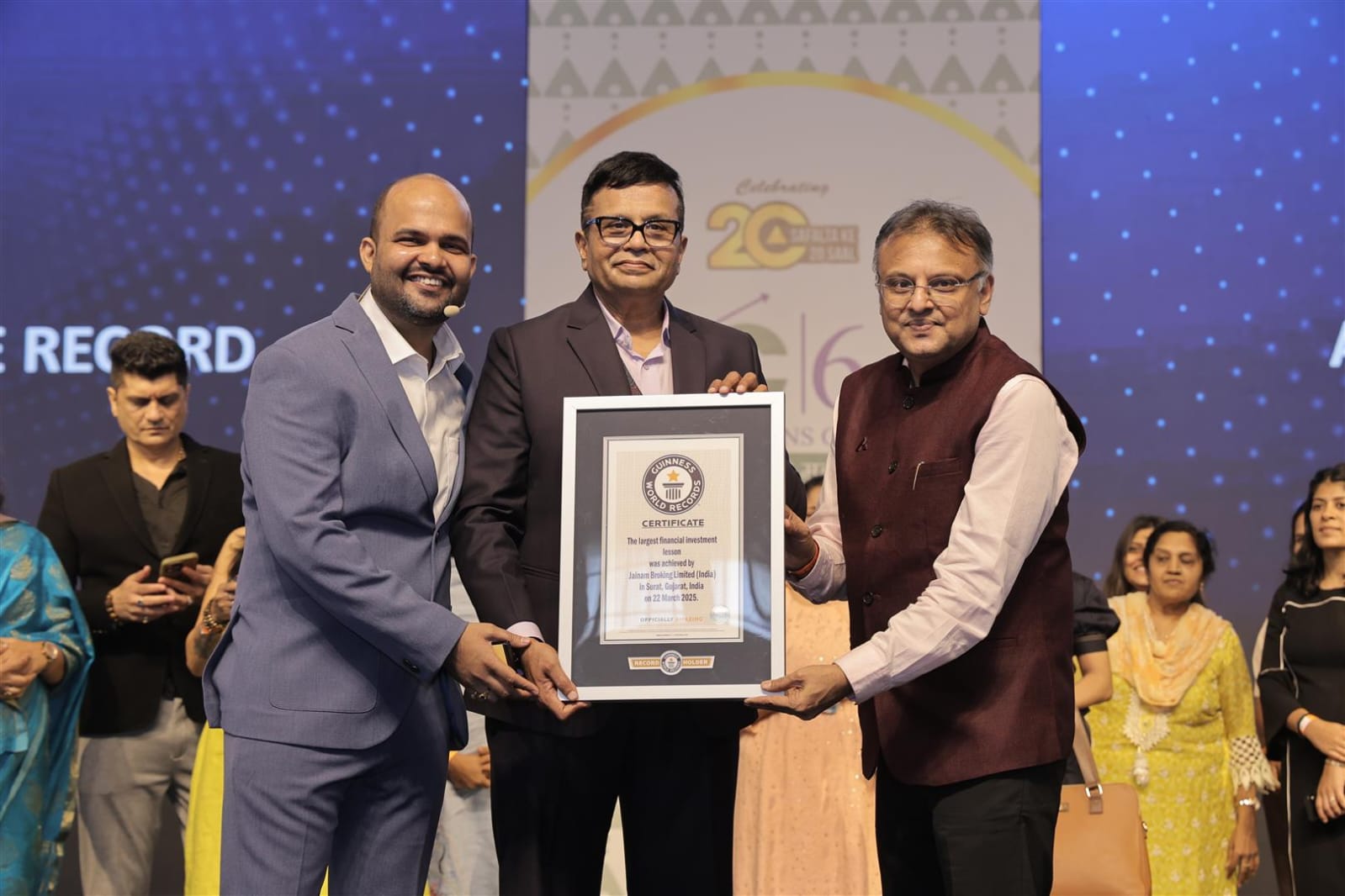 HMS Guinness World Record 5293 learners - Certificate ceremony