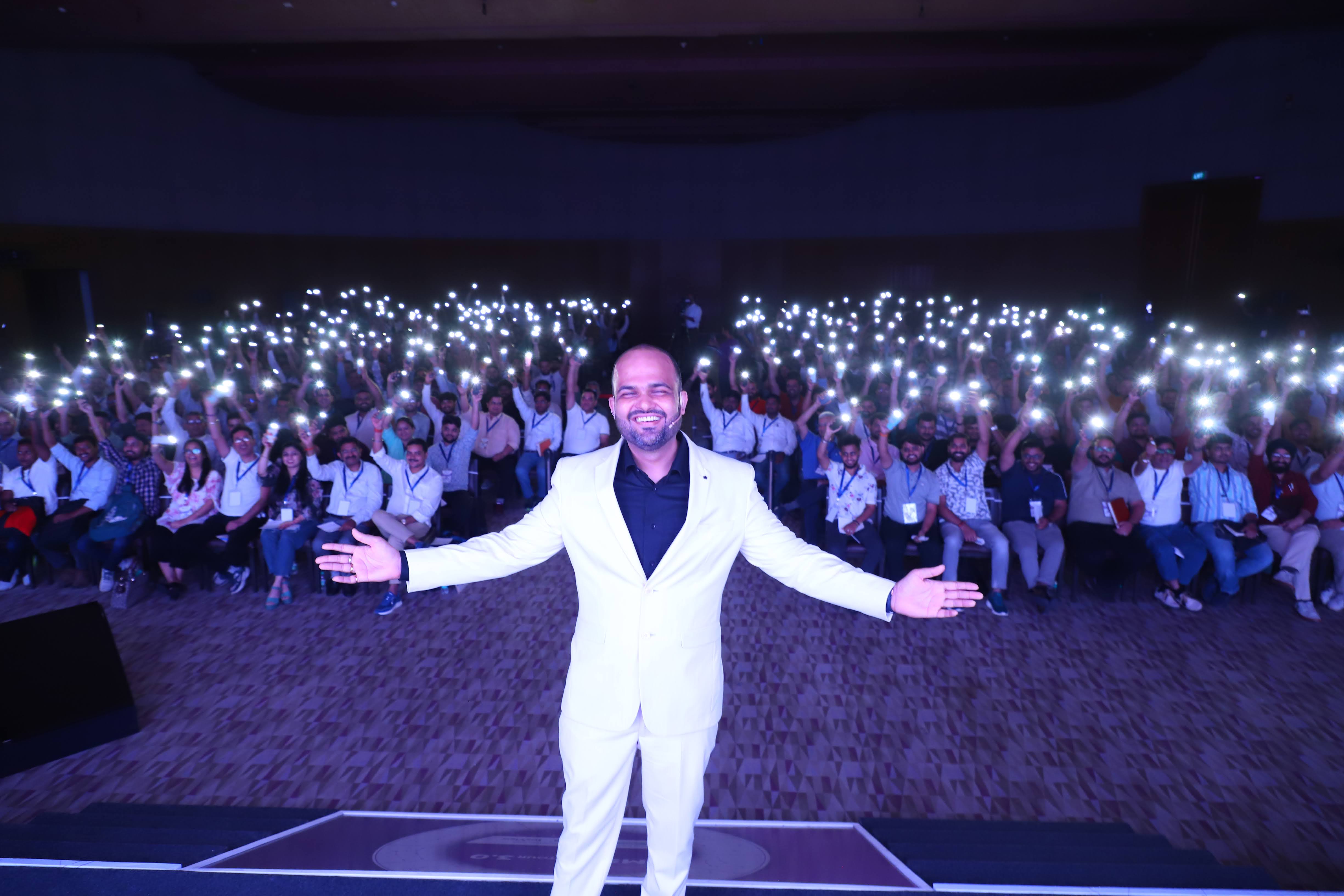 Energetic crowd at HMS live event